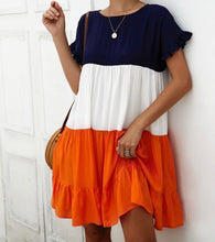 Load image into Gallery viewer, Ruffle Tunic Short Dress