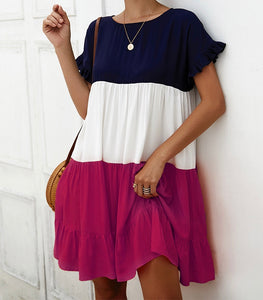 Ruffle Tunic Short Dress