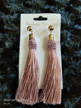 Load image into Gallery viewer, Long Tassel Earrings