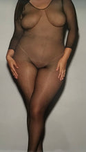 Load image into Gallery viewer, Fishnet Open Crotch Bodystocking